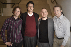 Johan Bridger, Michael Sanderling, Tobias Broström & Patrick Raab. Albertinum, Dresden. May 17, 2015.
