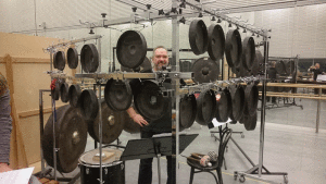 Per Jensen and his gongs